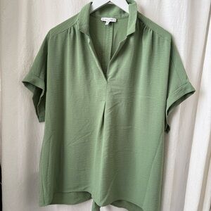 Maison d'Amelie Flowy Camp Shirt sz L